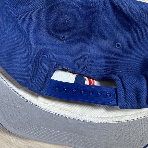 Vintage Sports Specialties Chicago Cubs Snapback Hat Blue Wool Blend Cap MLB - Picture 2 of 10